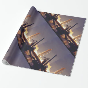 Apollo 14 wrapping paper