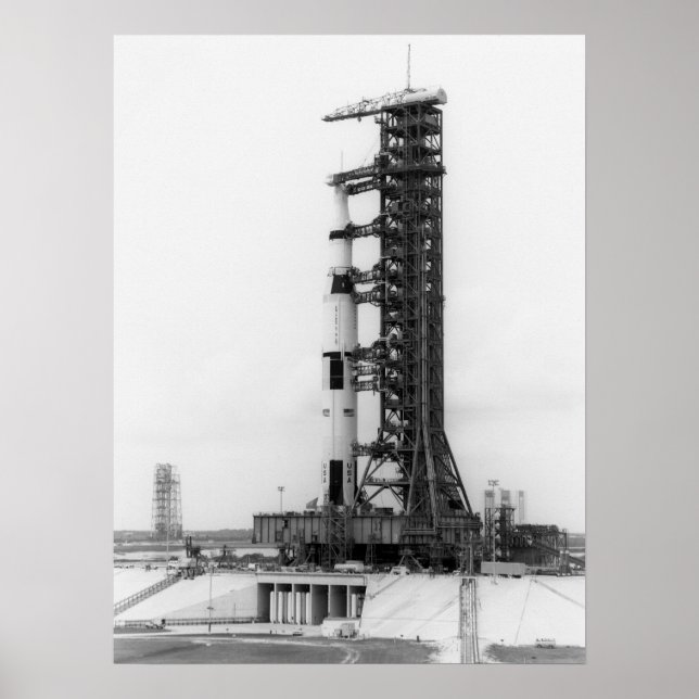 Apollo 15 on the Launch Pad Poster (Front)