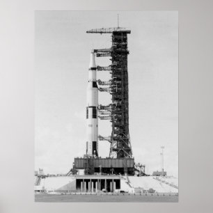 Apollo 16 on the Launch Pad Poster