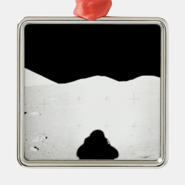 Apollo 17 assembled panorama 2 metal tree decoration (Front)