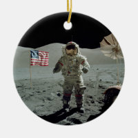 Apollo 17 Astronaut in the Taurus Littrow Valley