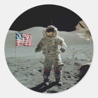 Apollo 17 Astronaut in the Taurus Littrow Valley