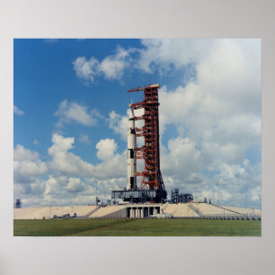 Apollo 17 at the Launch Pad Poster