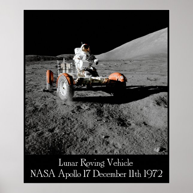 Apollo 17 Lunar Vehicle Poster (Front)