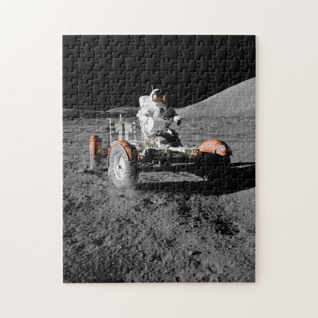 Apollo 17 Mission Lunar Rover December 1972 Jigsaw Puzzle (Vertical)
