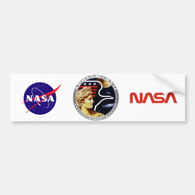 Apollo 17: The Final Hurrah! Bumper Sticker (Front)