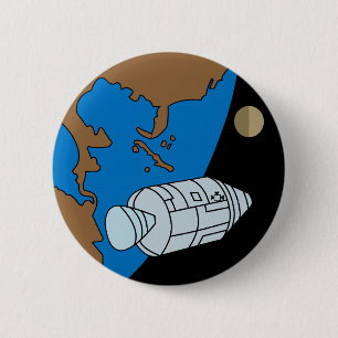 Apollo 1 Mission Patch Logo 6 Cm Round Badge