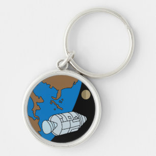 Apollo 1 Mission Patch Logo Key Ring