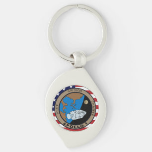 Apollo 1 Mission Patch Logo Key Ring