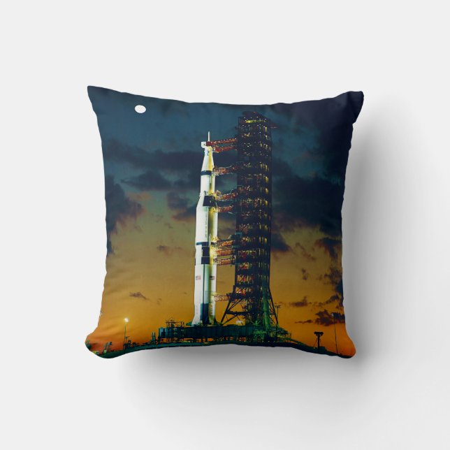Apollo 4 Saturn V on Pad A Launch Complex 39 Cushion (Front)