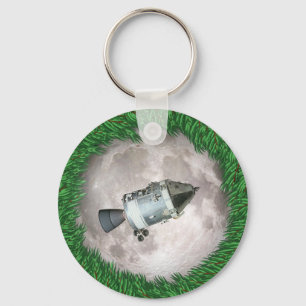 Apollo 8 Christmas Eve Moon Mission Key Ring