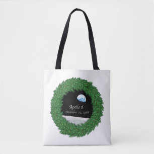 Apollo 8 Christmas Eve Moon Mission Tote Bag