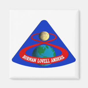 Apollo 8: First Men To The Moon! Magnet