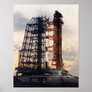Apollo 8 on the Launch Pad Poster