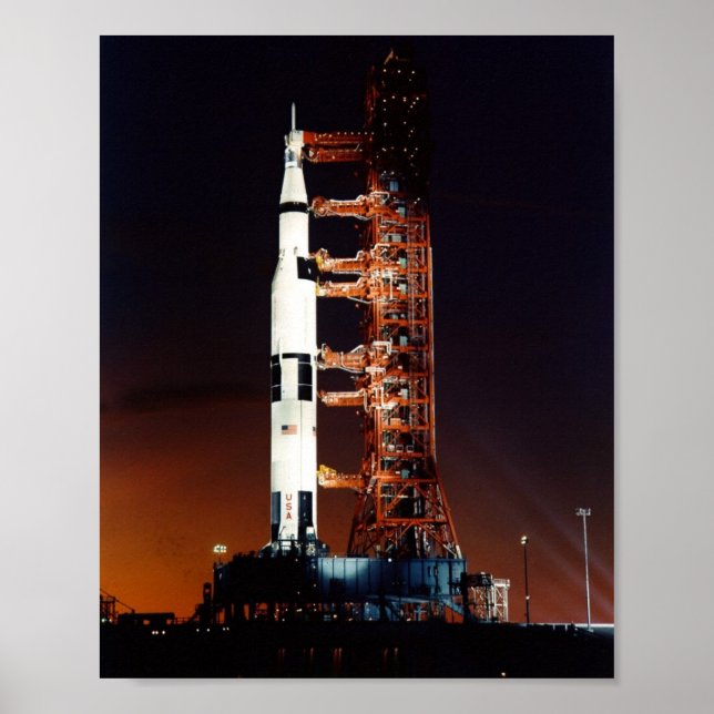 Apollo 8 on the Launch Pad Poster (Front)