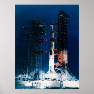 Apollo 9 on the Launch Pad Poster