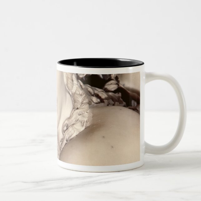 Apollo and Daphne, detail of Daphne's head Two-Tone Coffee Mug (Right)
