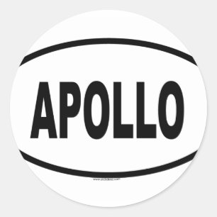 APOLLO CLASSIC ROUND STICKER