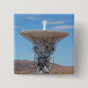 Apollo Deep Space Dish Antenna 15 Cm Square Badge