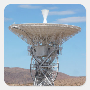 Apollo Deep Space Dish Antenna Square Sticker