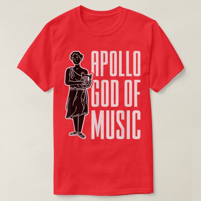 Apollo God Of Music Greek God Apollo Greek Mytholo T-Shirt (Design Front)