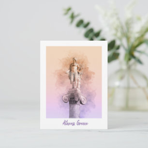 Apollo Greek God Statue Postcard – Classical Art