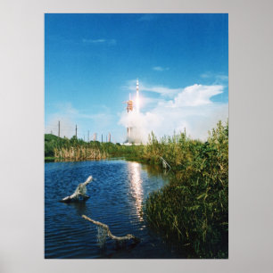 Apollo Launch (Apollo-Soyuz Test Project) Poster