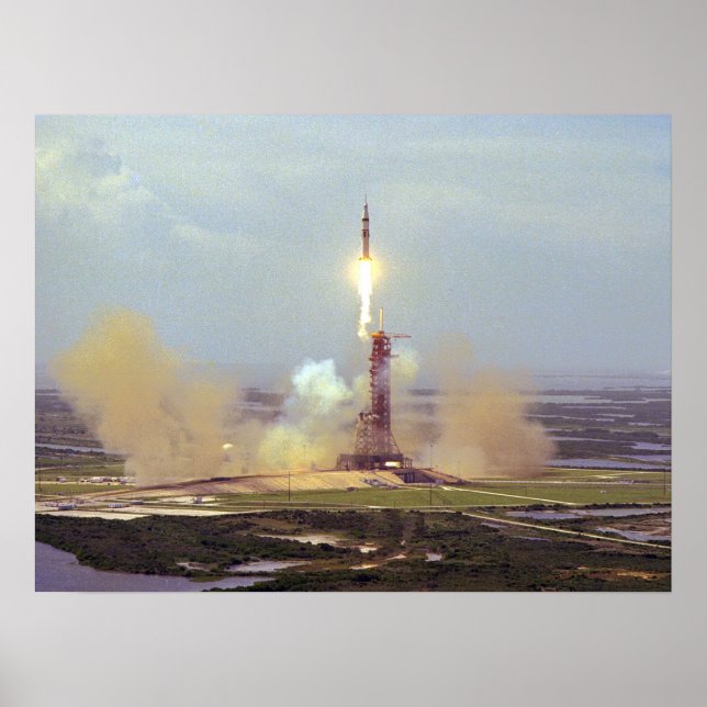 Apollo Launch (Apollo-Soyuz Test Project) Poster (Front)