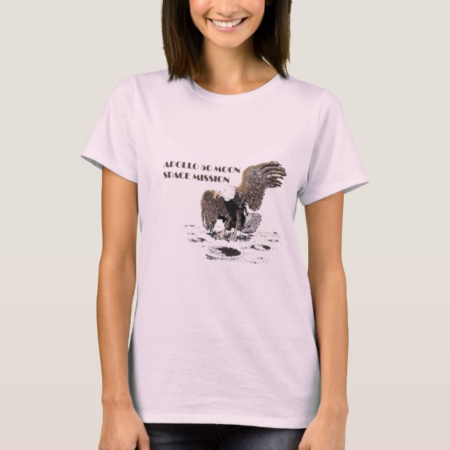 Apollo mission - Moon. 1969-2019. T-Shirt (Front)