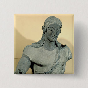 Apollo of Veii, from the Temple of Minerva 15 Cm Square Badge