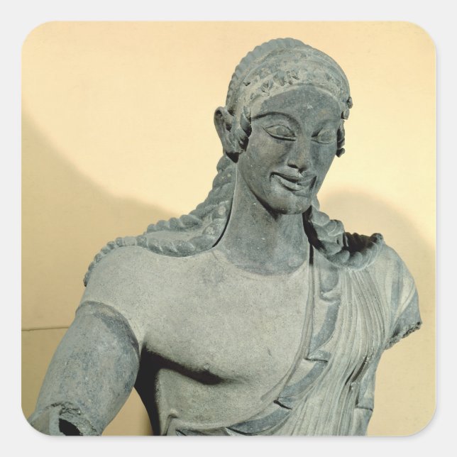 Apollo of Veii, from the Temple of Minerva Square Sticker (Front)