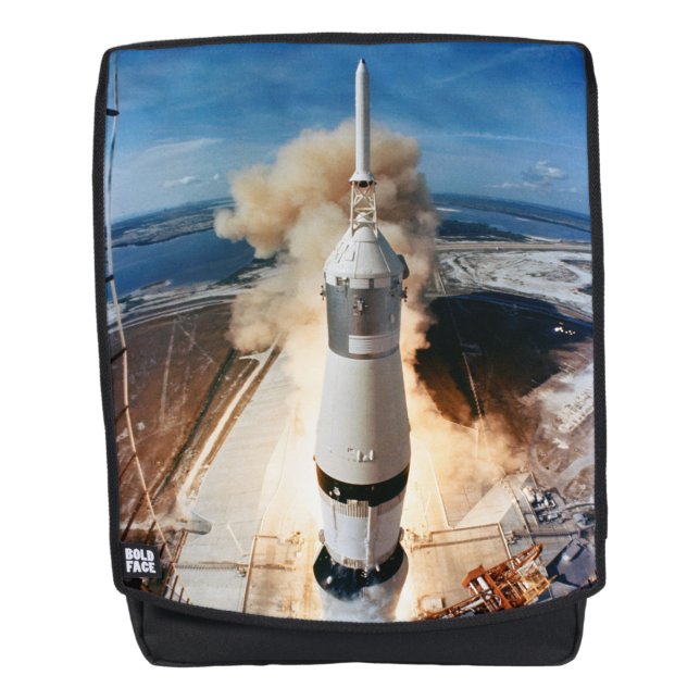 Apollo Saturn V Rocket launch to Moon 1969 Backpack (Front)