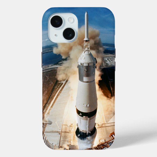 Apollo Saturn V Rocket launch to Moon 1969 Case-Mate iPhone Case (Back)