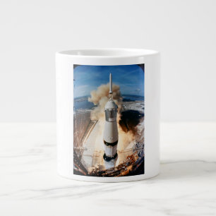 Apollo Saturn V Rocket launch to Moon 1969 Large Coffee Mug