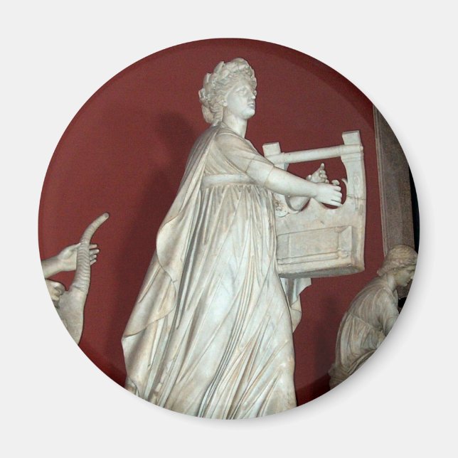 Apollo Statue in the Vatican Museum Magnet (Front)