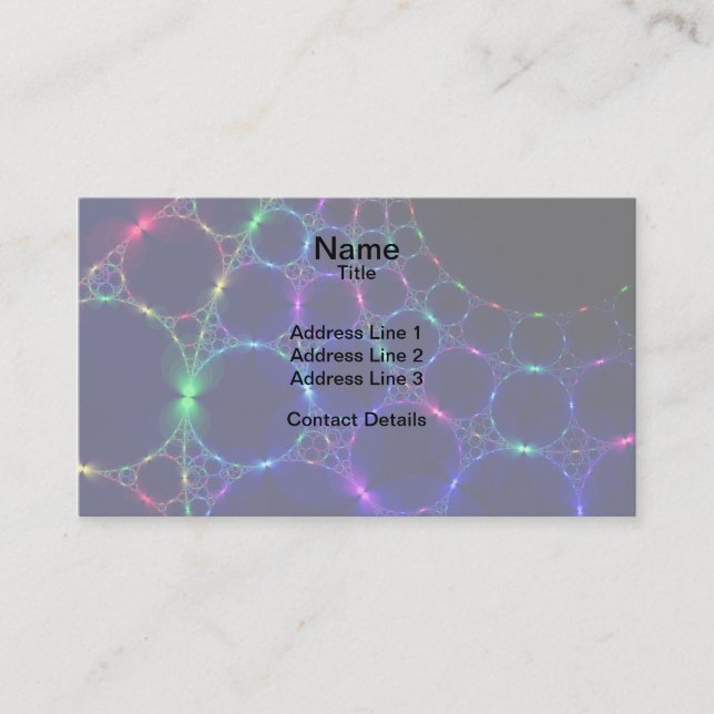 Apollonian Gasket Business Card (Front)