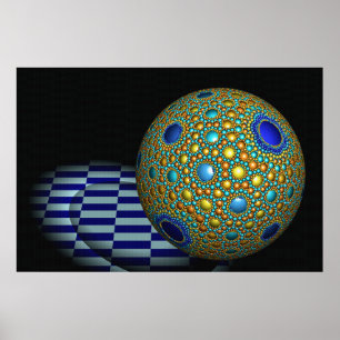 Apollonian sphere packing poster