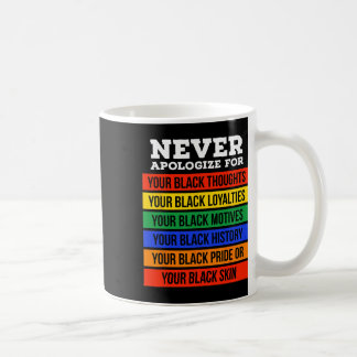 Apologise For Your Blackness - Black History Month Coffee Mug