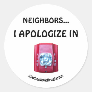 Apologise in Advance Stickers