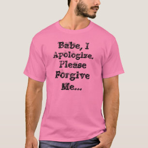 Apology T-Shirt (Pink)