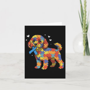 Apoo Puzzle Autism Awareness Autistic Womens Mens Card