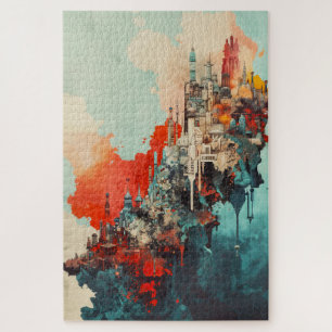 Apophenic Castle - Surreal Dark Gothic Fantasy Jigsaw Puzzle