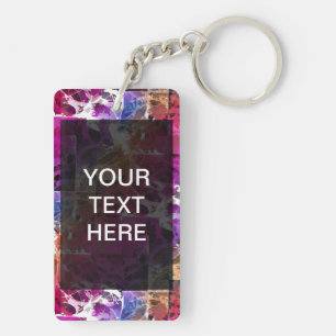 Apophysis Fractal Art - spider web Key Ring