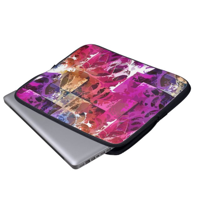 Apophysis Fractal Art - spider web Laptop Sleeve (Front Bottom)
