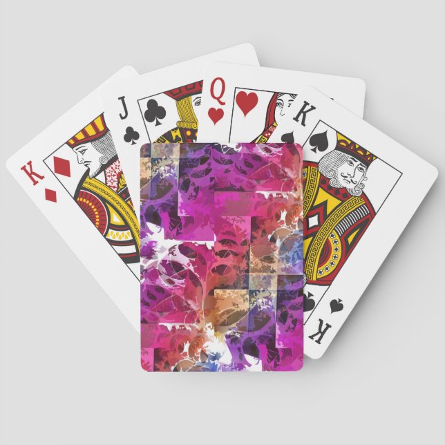 Apophysis Fractal Art - spider web Playing Cards (Back)