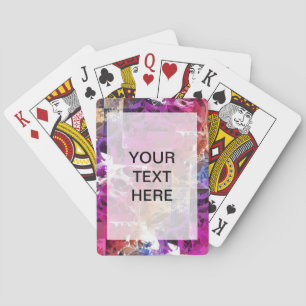 Apophysis Fractal Art - spider web Template Playing Cards