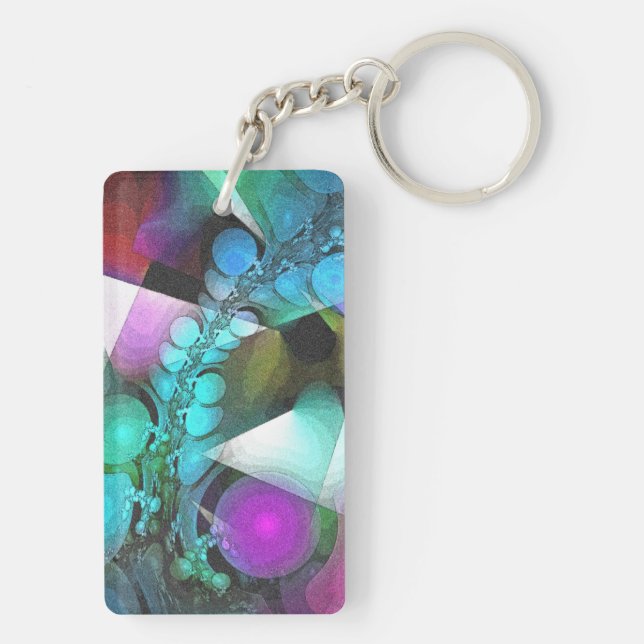 Apophysis Fractal Decor - spine Key Ring (Back)