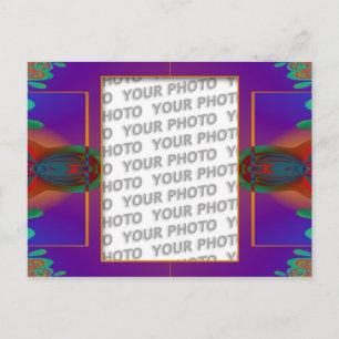Apophysis fractal decor + your photo postcard