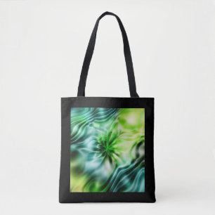 Apophysis Fractal - DREAM IN GREEN Tote Bag