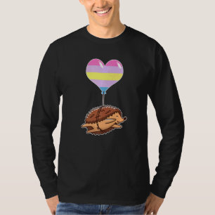 Aporagender Hedgehog  Nonbinary Gender T-Shirt